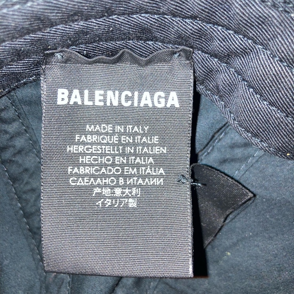 Balenciaga Logo Embroidered Baseball Cap - Picture 3 of 4
